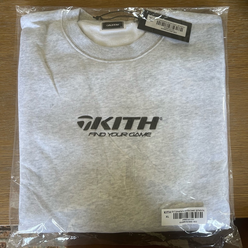 Kith X Taylormade 2024 “Find Your Game” Nelson Crewneck Swestshirt Men’s XL NWT